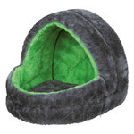Cuddly cave for small animals, 25 × 25 × 29 cm, grey/green