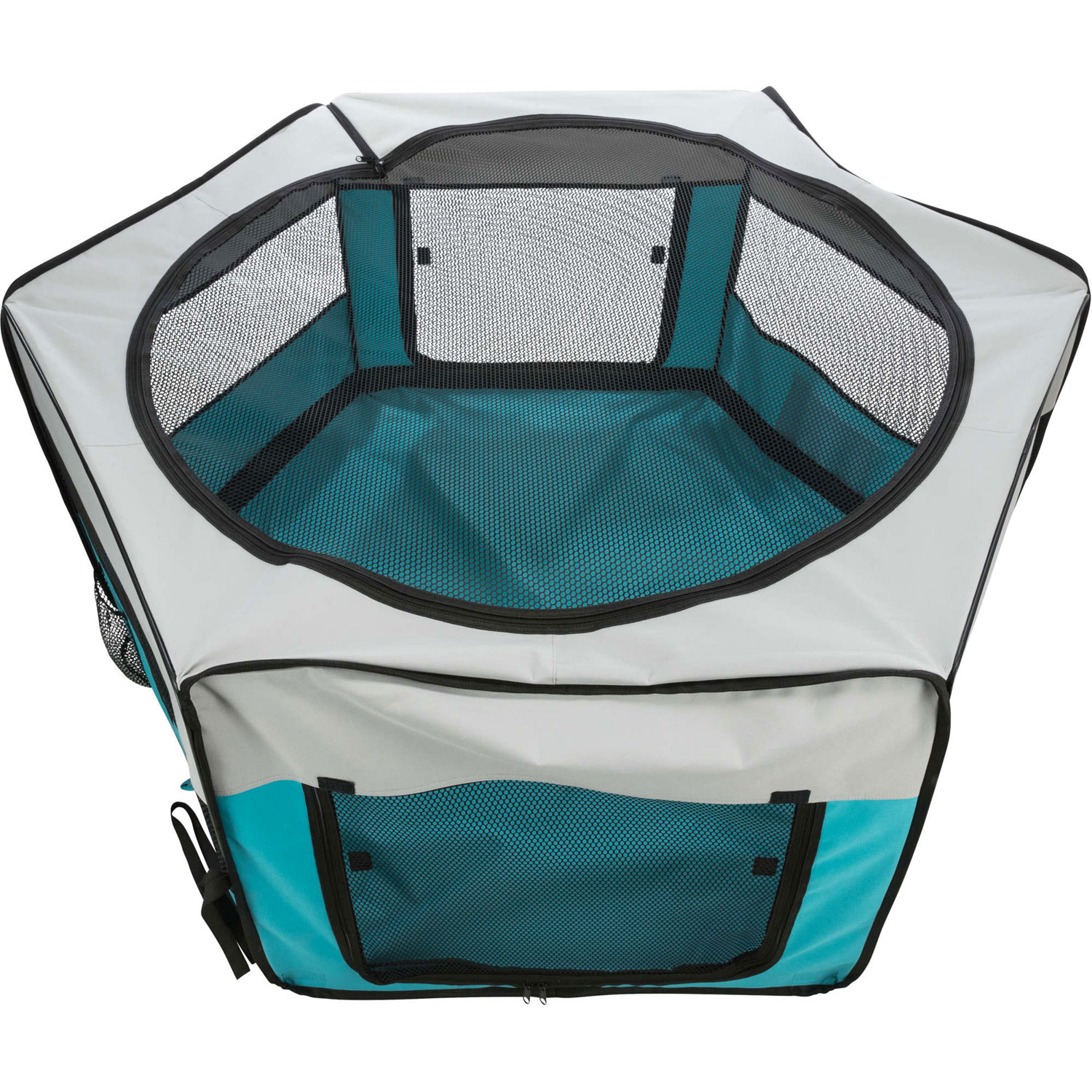Recinto Exterior, ø 150 × 65 cm, Turquesa/Gris claro
