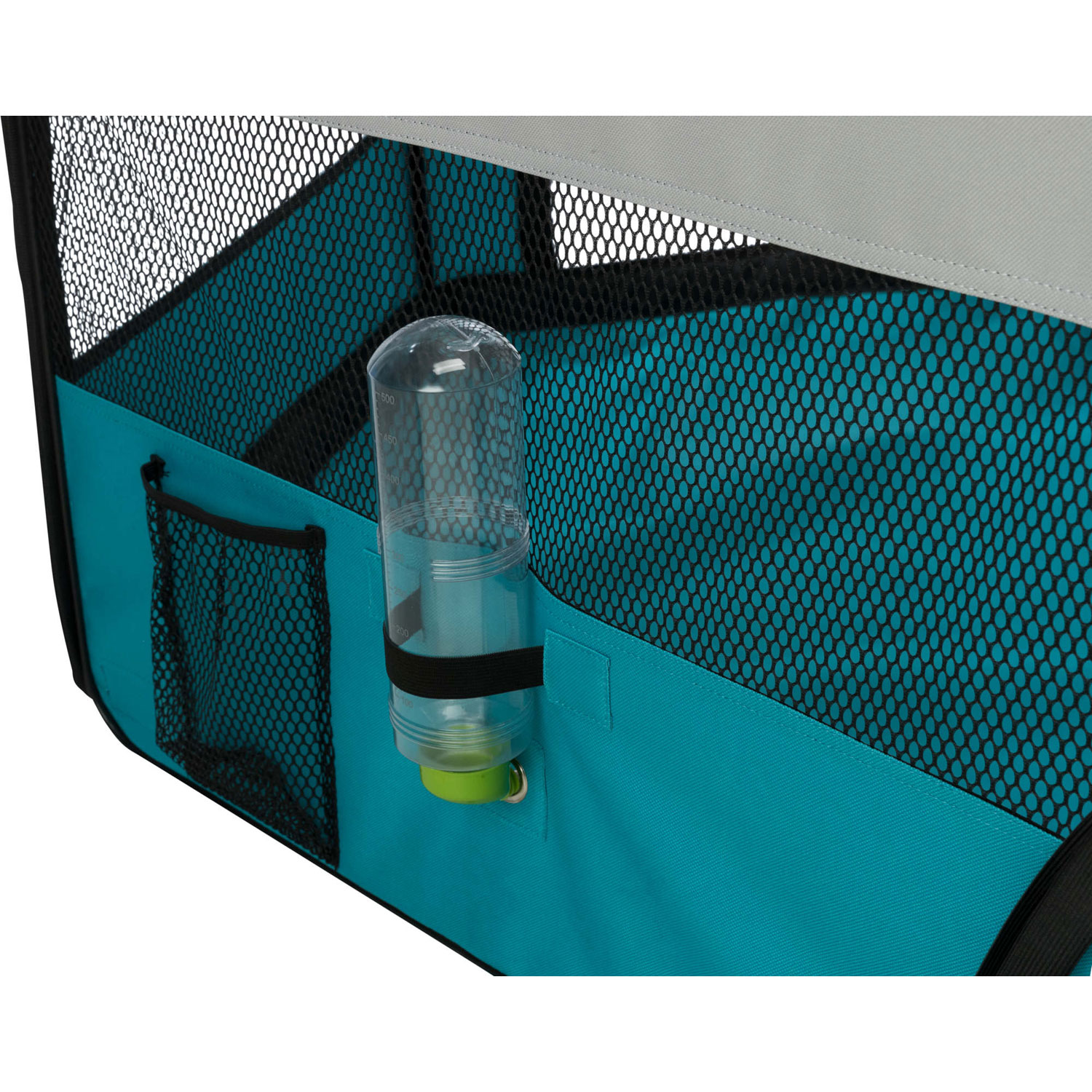 Recinto Exterior, ø 150 × 65 cm, Turquesa/Gris claro