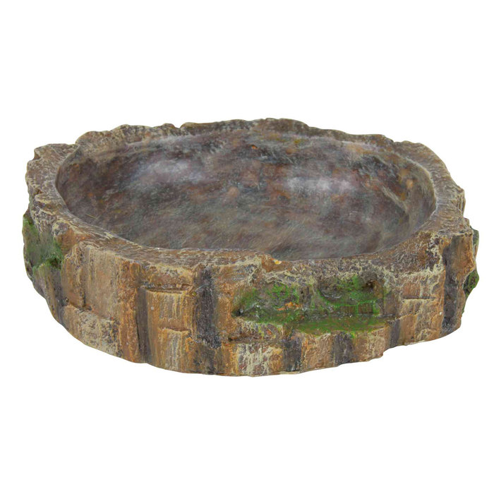 Cuenco Reptiles, Agua y Comida, 13 x 3.5 x 11 cm