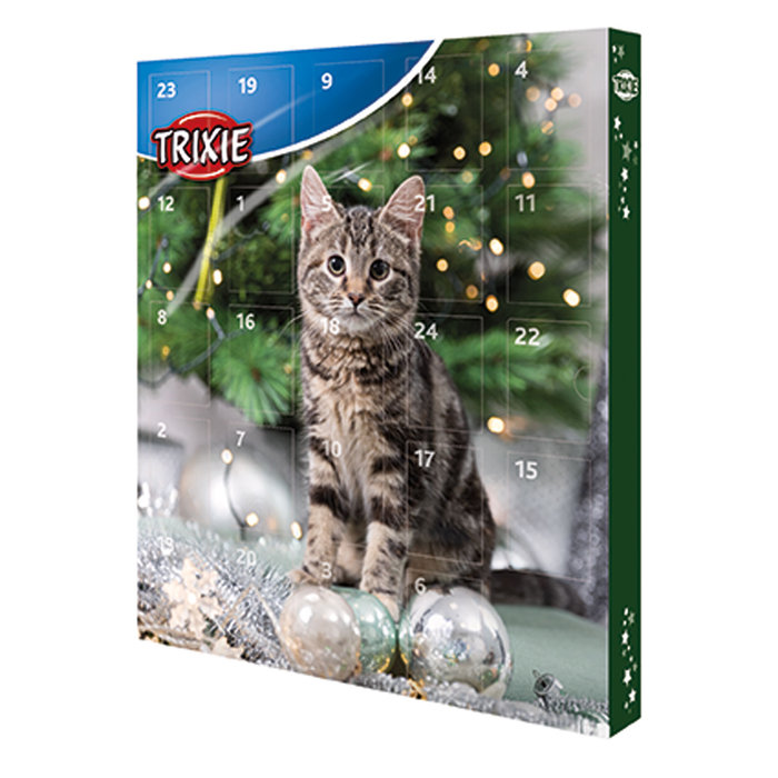 Advent calendar for cats, 30 × 34 × 3.5 cm