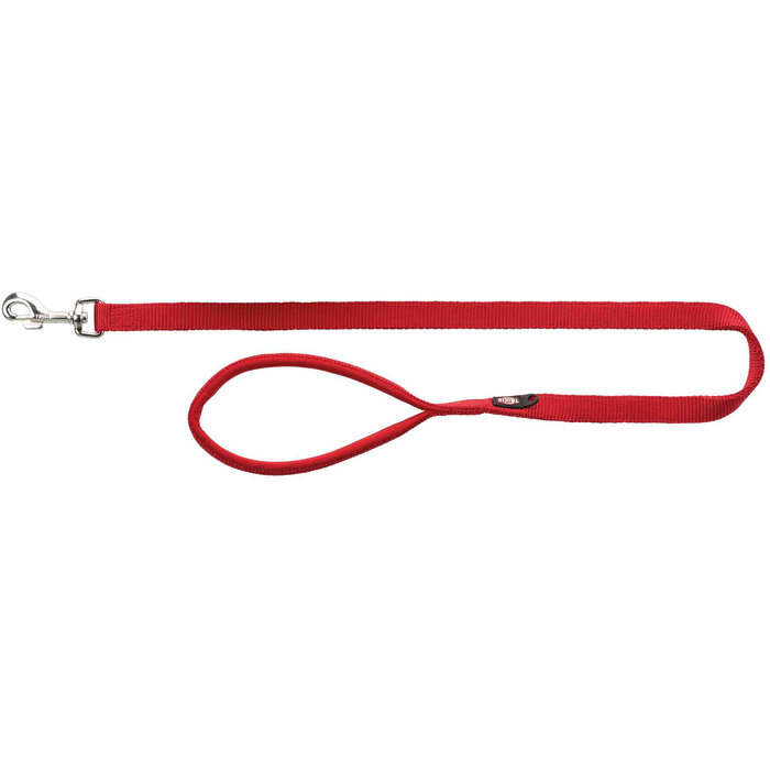 Correa NEW Premium, Doble, XS-S, 1.20 m/15 mm, Rojo