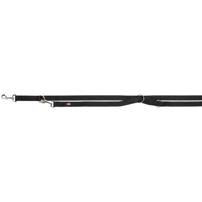 Premium adjustable leash, L–XXL: 2.00 m/30 mm, black