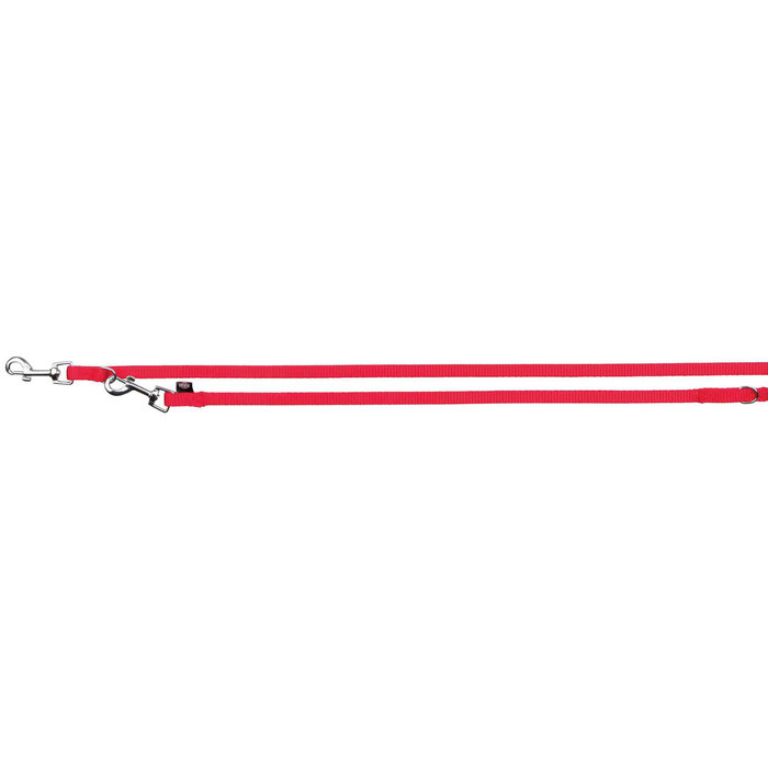 Classic adjustable leash, XS–S: 2.00 m/15 mm, black