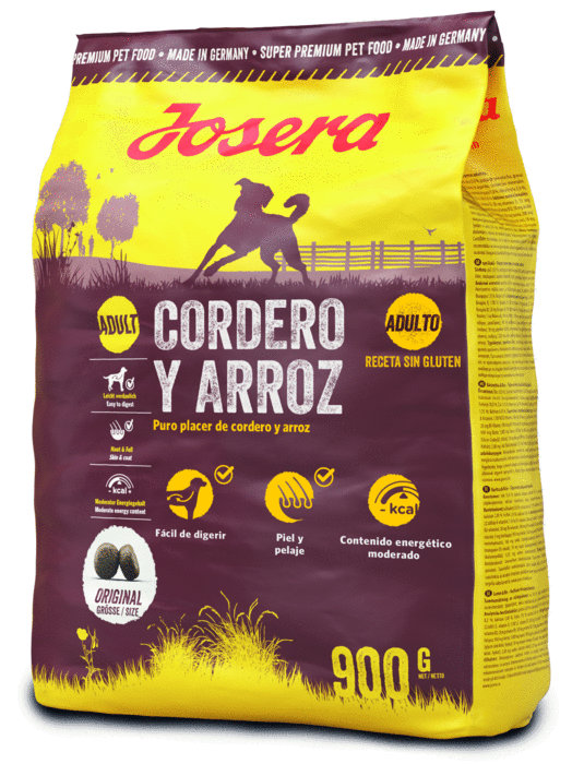 Saco Perro Cordero y Arroz, JOSERA, 900 g