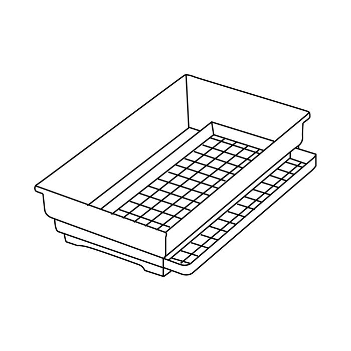 Repuesto Fondo 305, 44 x 27 x 12 cm, Gris