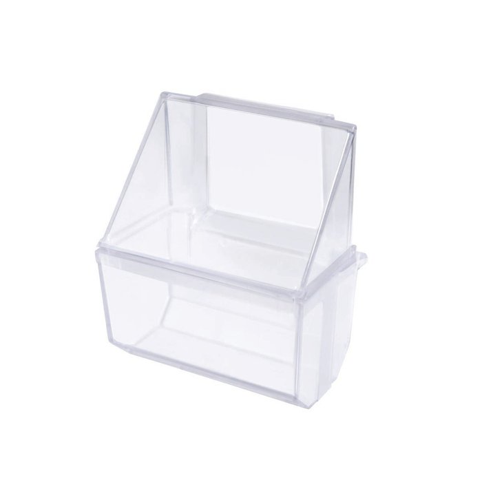 Comedero SIMPLY, 6.7 x 6.7 x 7.7 cm, Transparente