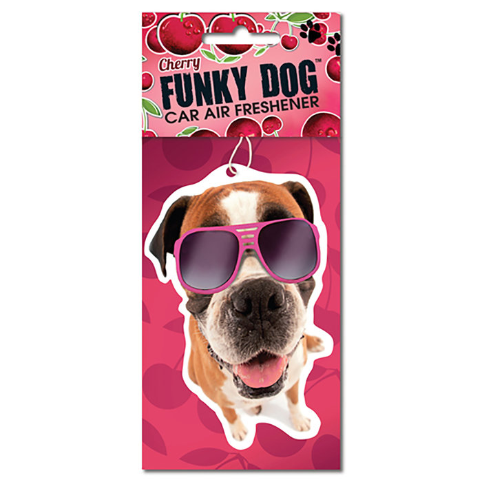Ambientador Funky Dog Air Fresh, Cereza, MAGNET & STEEL