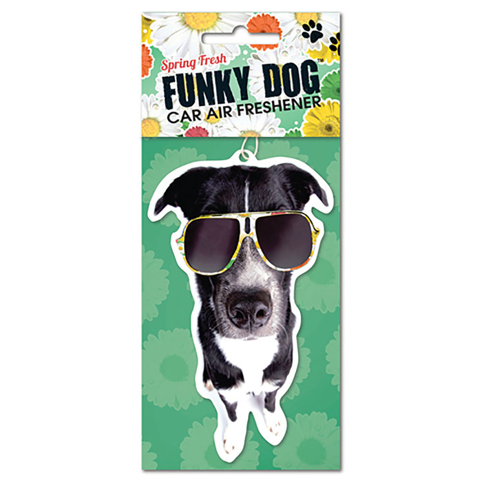 Ambientador Funky Dog Air Fresh, Primaveral, MAGNET & STEEL