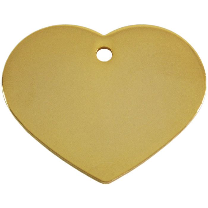 Placa IMARC Corazón Grande, 4 x 3 cm, Latón, baño Oro 24 K. Si quiere añadir grabación añada el artículo H166200, indique el nombre a grabar en el campo de observaciones de su pedido. Se pueden añadir hasta 2 grabaciones por placa.