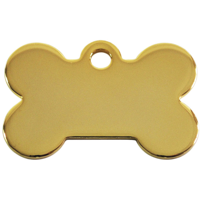 Placa IMARC Hueso Pequeño, 3 x 2 cm, Latón, baño Oro 24 K. Si quiere añadir grabación añada el artículo H166200, indique el nombre a grabar en el campo de observaciones de su pedido. Se pueden añadir hasta 2 grabaciones por placa.