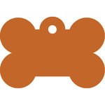 Placa IMARC Hueso Pequeño, 3 x 2 cm, Aluminio, Naranja. Si quiere añadir grabación añada el artículo H166200, indique el nombre a grabar en el campo de observaciones de su pedido. Se pueden añadir hasta 2 grabaciones por placa.