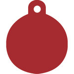 Placa IMARC Círculo Pequeño, ø 2 cm, Aluminio, Rojo. Si quiere añadir grabación añada el artículo H166200, indique el nombre a grabar en el campo de observaciones de su pedido. Se pueden añadir hasta 2 grabaciones por placa.