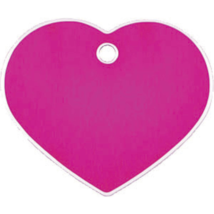 Placa IMARC Hi Line Corazón Grande, 4 x 3 cm, Aluminio, Rosa. Si quiere añadir grabación añada el artículo H166200, indique el nombre a grabar en el campo de observaciones de su pedido. Se pueden añadir hasta 2 grabaciones por placa.