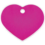 Placa IMARC Hi Line Corazón Grande, 4 x 3 cm, Aluminio, Rosa. Si quiere añadir grabación añada el artículo H166200, indique el nombre a grabar en el campo de observaciones de su pedido. Se pueden añadir hasta 2 grabaciones por placa.