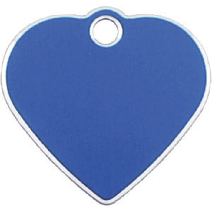 Placa IMARC Hi Line Corazón Pequeño, 2.5 x 2 cm, Aluminio, Azul. Si quiere añadir grabación añada el artículo H166200, indique el nombre a grabar en el campo de observaciones de su pedido. Se pueden añadir hasta 2 grabaciones por placa.
