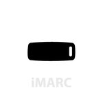 Placa Equipaje IMARC, Negro, 7 x 3.5 cm. Si quiere añadir grabación añada el artículo H166200, indique el nombre a grabar en el campo de observaciones de su pedido. Se pueden añadir hasta 2 grabaciones por placa.