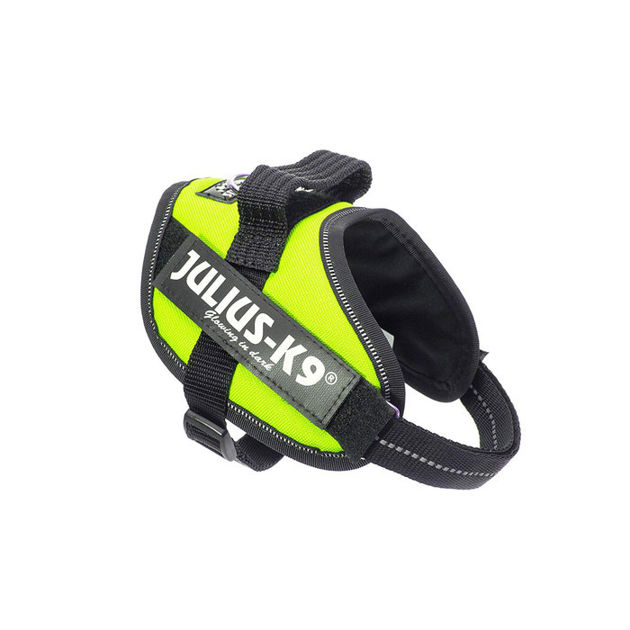 Arnés Julius-K9 IDC, Mini-Mini/S, 40–53 cm/22 mm, Amarillo Neón