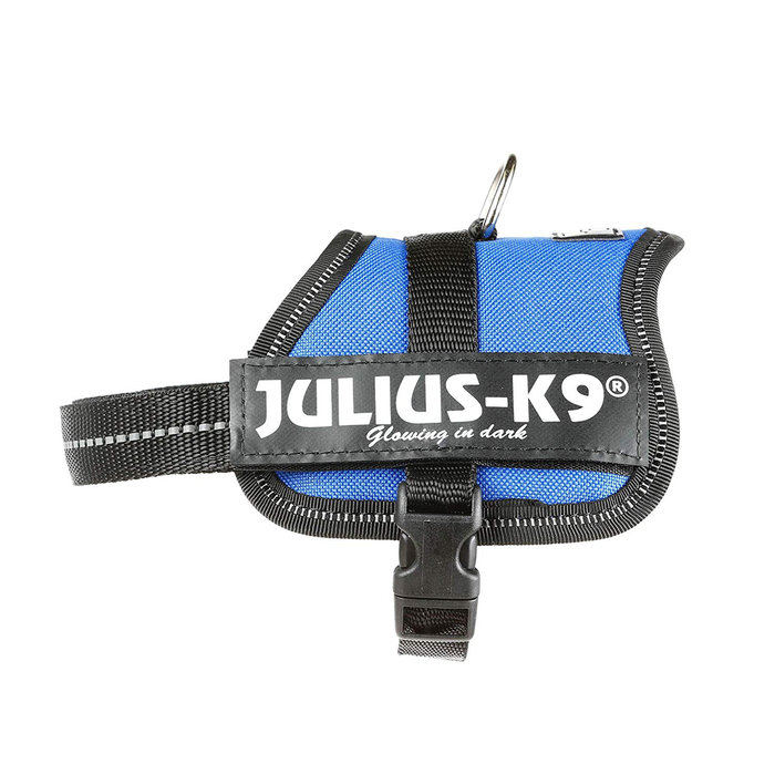 Arnés Julius-K9 Power, Baby 2/XS–S, 33–45 cm/18 mm, Azul
