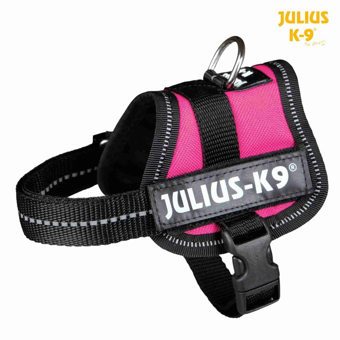 Arnés Julius-K9 Power, Baby 1/XS, 26-36 cm, Fucsia