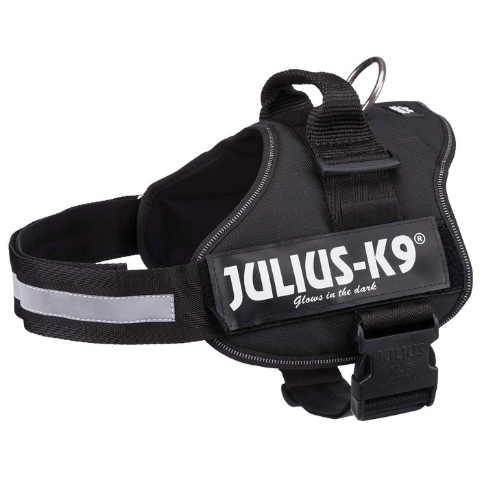 Arnés Julius-K9 Power, 1/L, 66–85 cm/50 mm, Negro