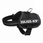 Arnés Julius-K9 Power, Baby 1/XS, 30–40 cm/18 mm, Negro