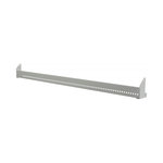 Barra Distanciadora Ganchos IV, 125 × 4 cm, Plata
