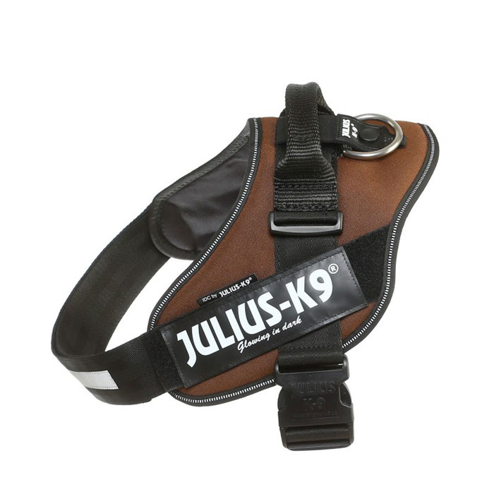 Arnés Julius-K9 IDC, Talla 3/XL, 82-118 cm, Marrón Chocolate