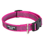 Collar Julius-K9 sin asa, 39-65 cm, 25 mm, Rosa-Gris
