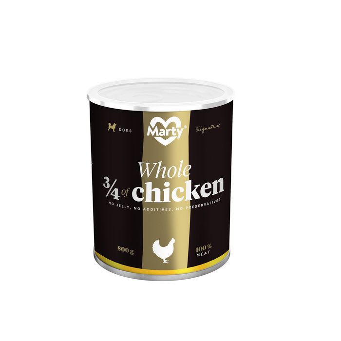 Lata Perro 3/4 Pollo, MARTY, 800 g