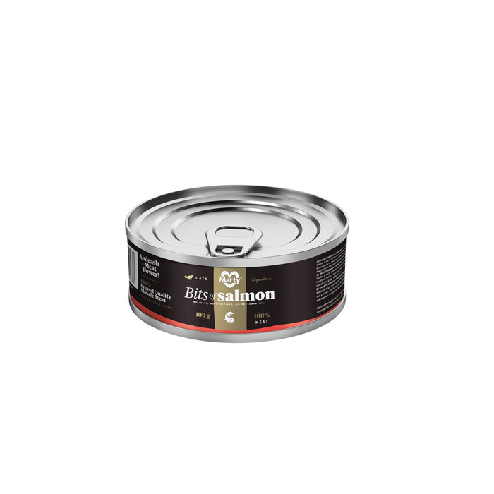 Lata Gato Salmón, MARTY, 100 g