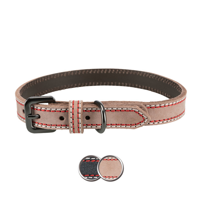 Collar Native, L–XL: 52–61cm/30mm, Antracita