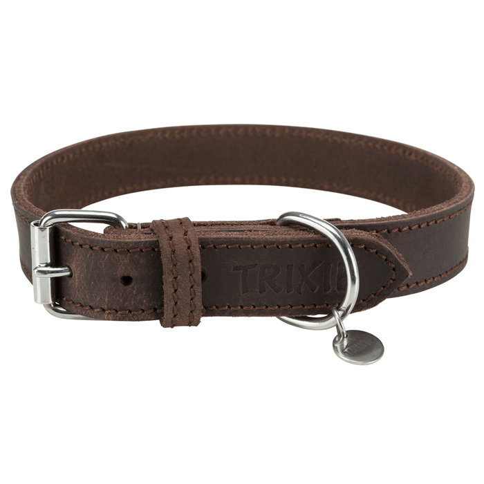 Greased Leather Collar Rustic