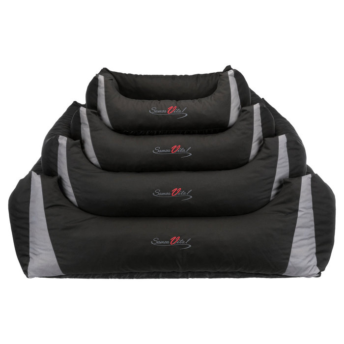 Cama Samoa Vital, 120 × 105 cm, Negro