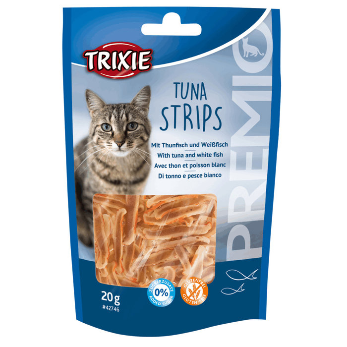 Snack PREMIO Tuna Strips, 20 g