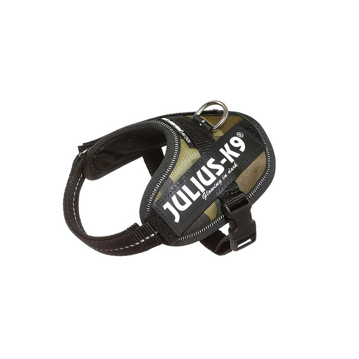 Arnés Julius-K9 IDC, Baby 2/XS–S, 33–45 cm/18 mm, Camuflaje