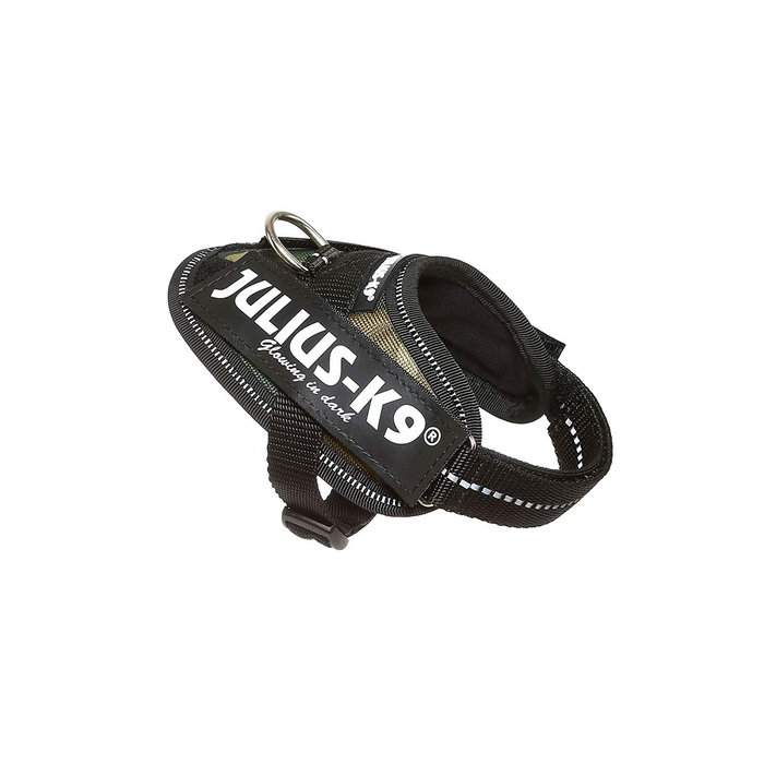 Arnés Julius-K9 IDC, Baby 2/XS–S, 33–45 cm/18 mm, Camuflaje