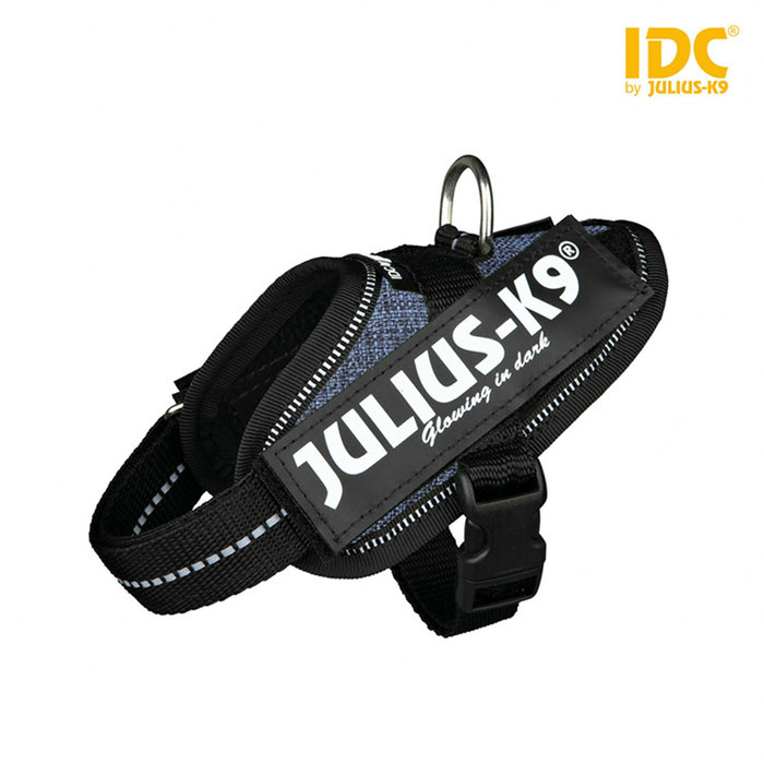 Arnés Julius-K9 IDC, 2/L–XL, 71–96 cm/50 mm, Vaquero
