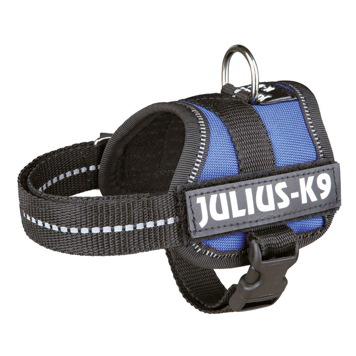 Arnés Julius-K9 Power, Baby 1/XS, 30–40 cm/18 mm, Azul