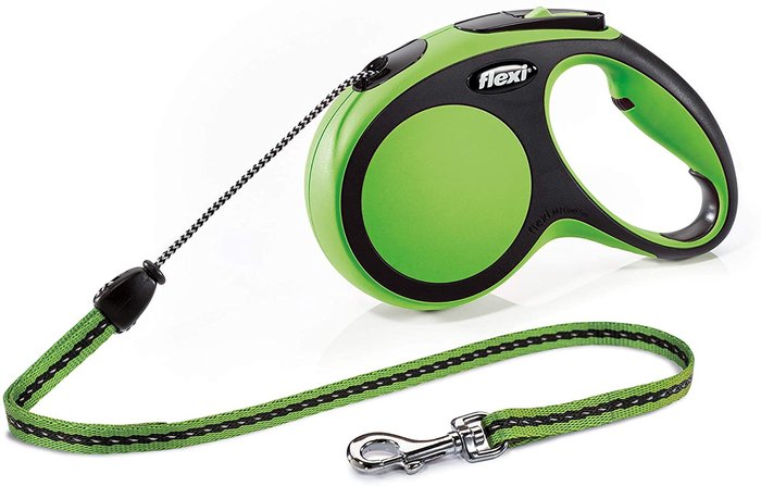 flexi New COMFORT, Cuerda enrollable, M: 8 m, Verde