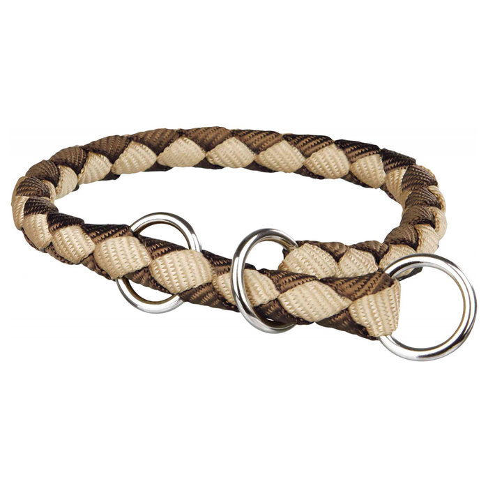 Collar EducaciónCavo, S–M,30–36cm/ø12mm,Mar.-Beig. (adviento-02)
