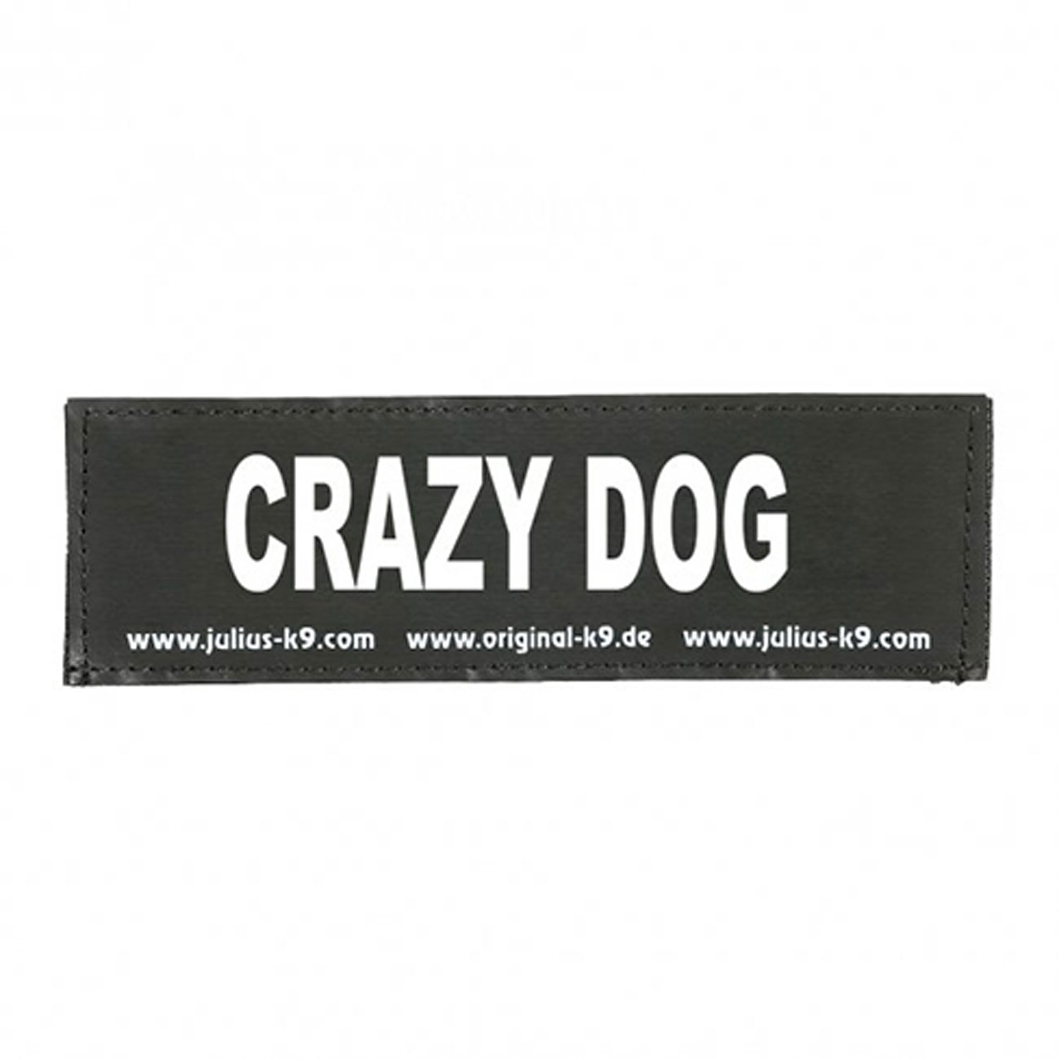 2 Etiquetas Velcro Julius-K9, L, CRAZY DOG