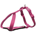 Premium Y-harness, XXS–XS: 27–32 cm/10 mm, burgundy