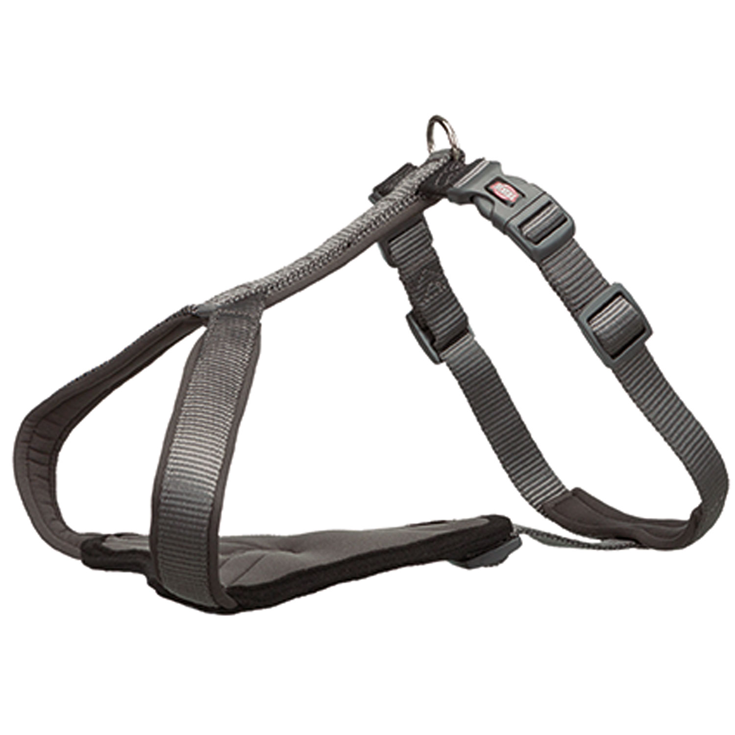 Arnés-Y Premium, S: 40–45 cm/15 mm, Grafito (adviento-03)