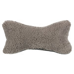 Almohada Bendson, 40 × 22 cm, gris claro/gris oscuro