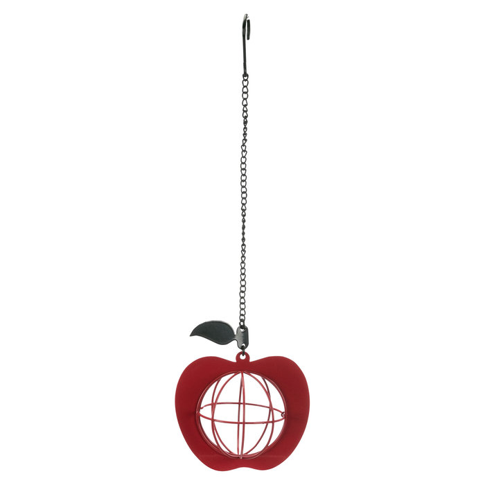Comedero Manzana, para Bolas de Grasa, 12 × 35 cm