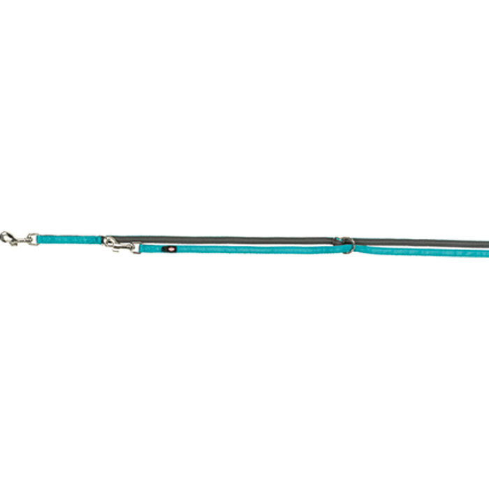 Premium adjustable leash, neoprene padded, XS: 2.00 m/10 mm, ocean/graphite