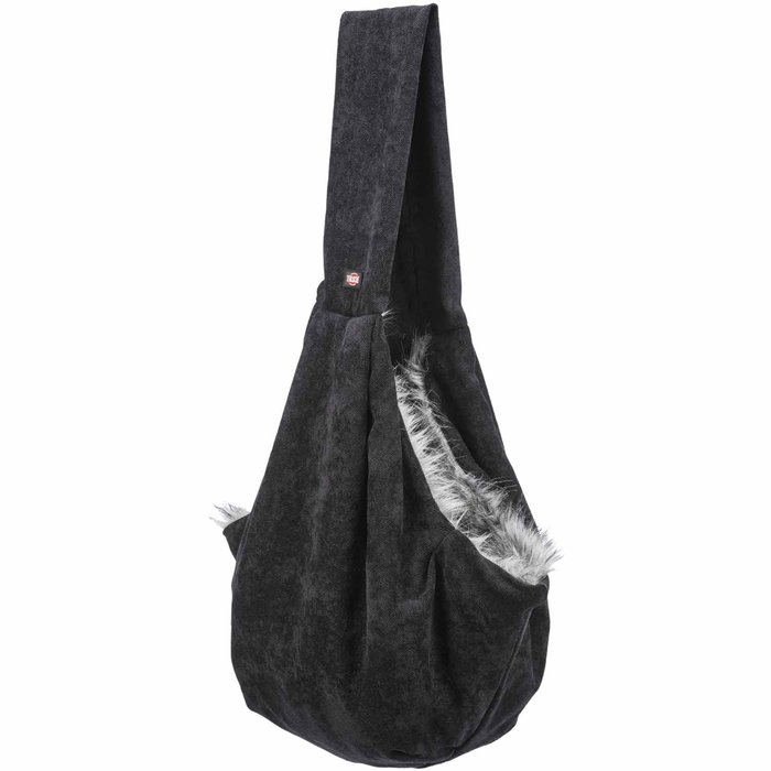 Mochila frontal Soft, 22 × 20 × 60 cm, Negro/Gris