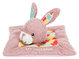 Junior snuggler rabbit, fabric, 13 × 13 cm