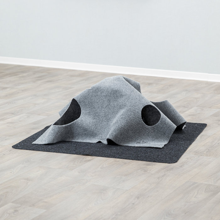 Cat Activity Adventure Carpet, poliéster/TPR, 99 × 99 cm